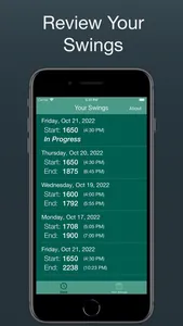 My Swing Log screenshot 1