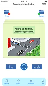 Tests traffic rules 2023 Exam screenshot 3