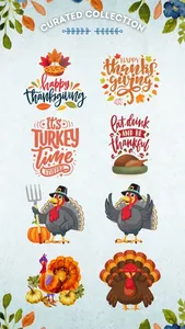 100+ Thanksgiving Day Stickers screenshot 1