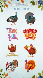 100+ Thanksgiving Day Stickers screenshot 3