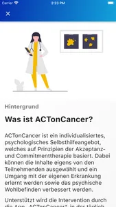 ACTonCancer screenshot 1