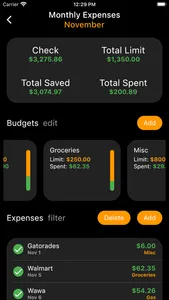 Budgetful screenshot 2