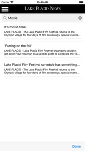 Lake Placid News screenshot 5