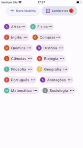 Caderno de 20 Matérias screenshot 2
