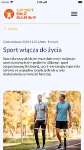 Sport Bez Barier screenshot 2