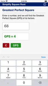 Simplify Square Root screenshot 2