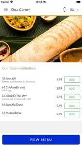 Dosa Corner screenshot 1