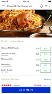 Chameli Indian Restaurant screenshot 1