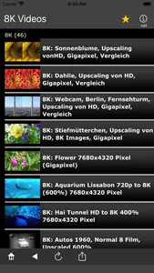 8K Videos screenshot 1