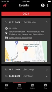 Rote Funken Leverkusen screenshot 1