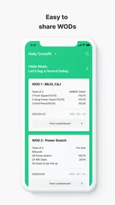 Daily WOD - Share CrossFit WOD screenshot 2
