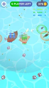 Raft Sea Wars io - Boat Battle screenshot 1