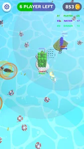 Raft Sea Wars io - Boat Battle screenshot 2