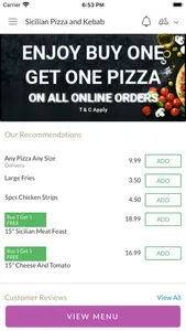 Sicilian Pizza and Kebab screenshot 1