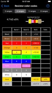 Electronic Component Codes Pro screenshot 1