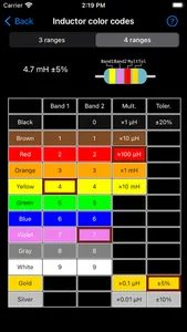 Electronic Component Codes Pro screenshot 7