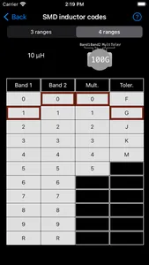 Electronic Component Codes Pro screenshot 8