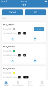 TAC-PS5™ HORI Device Manager screenshot 2