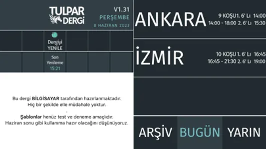 Tulpar Dergi - At Yarışı screenshot 0