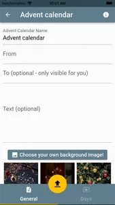 Advent Calendar Creator screenshot 2