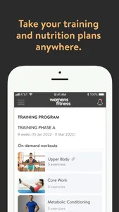 Womens Fitness Training App screenshot 0