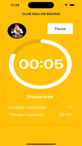 Gallos Boxing Timer screenshot 2