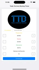 Todo Terreno Boxing Timer screenshot 1