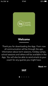 TPG Sports Events screenshot 1