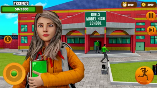 High School Girl Life 3D Game screenshot 1