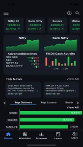 Intradayscreener screenshot 1