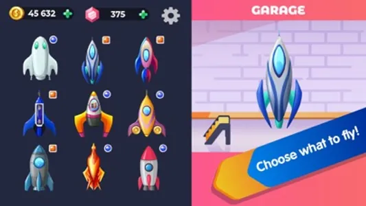 Rocket in Space: Running Games screenshot 1