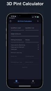 3D Printer Cost Calculator screenshot 5