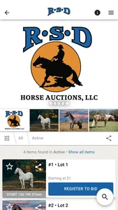 RSD Horse Auctions screenshot 1