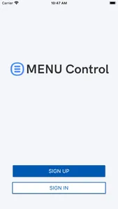 MENU Control screenshot 0