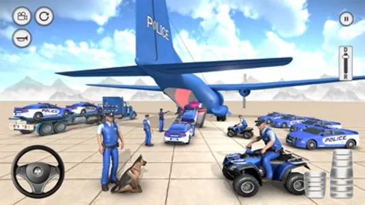 Car Transport Police Games screenshot 1