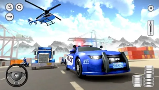 Car Transport Police Games screenshot 4