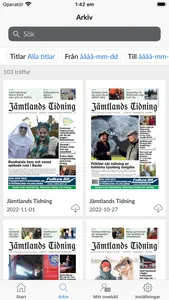 Jämtlands Tidning screenshot 1