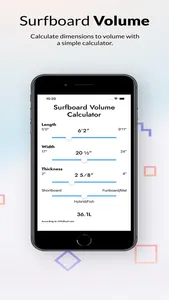 Surf Volume Calculator screenshot 2