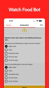 Food Bot - Survey Filler screenshot 5