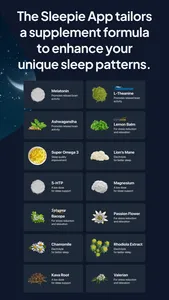 Sleepie: Tracking+Supplements screenshot 1