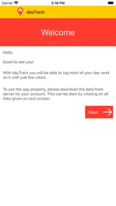dayTrack Field Activity App screenshot 5