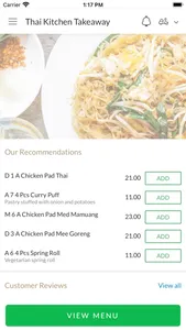 Thai Kitchen Takeaway screenshot 1