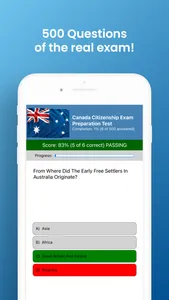 Australia Citizenship Exam Pro screenshot 2