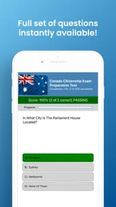 Australia Citizenship Exam Pro screenshot 4