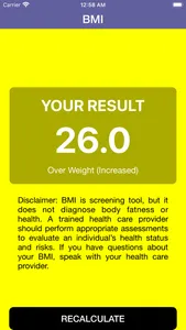 MTP-BMI Calculator screenshot 5