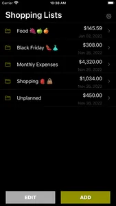 Simple Shopping List - Expense screenshot 2