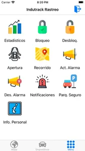 Indutrack rastreo satelital screenshot 2