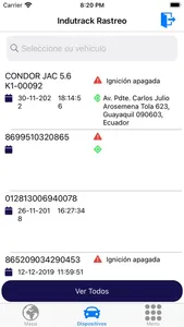 Indutrack rastreo satelital screenshot 3