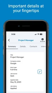 JobScope - Track your jobs screenshot 1