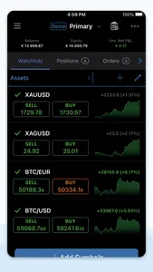 Equinox Markets cTrader screenshot 0